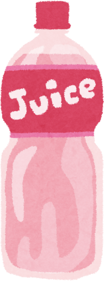 Watercolor Illustration of a Juice Bottle